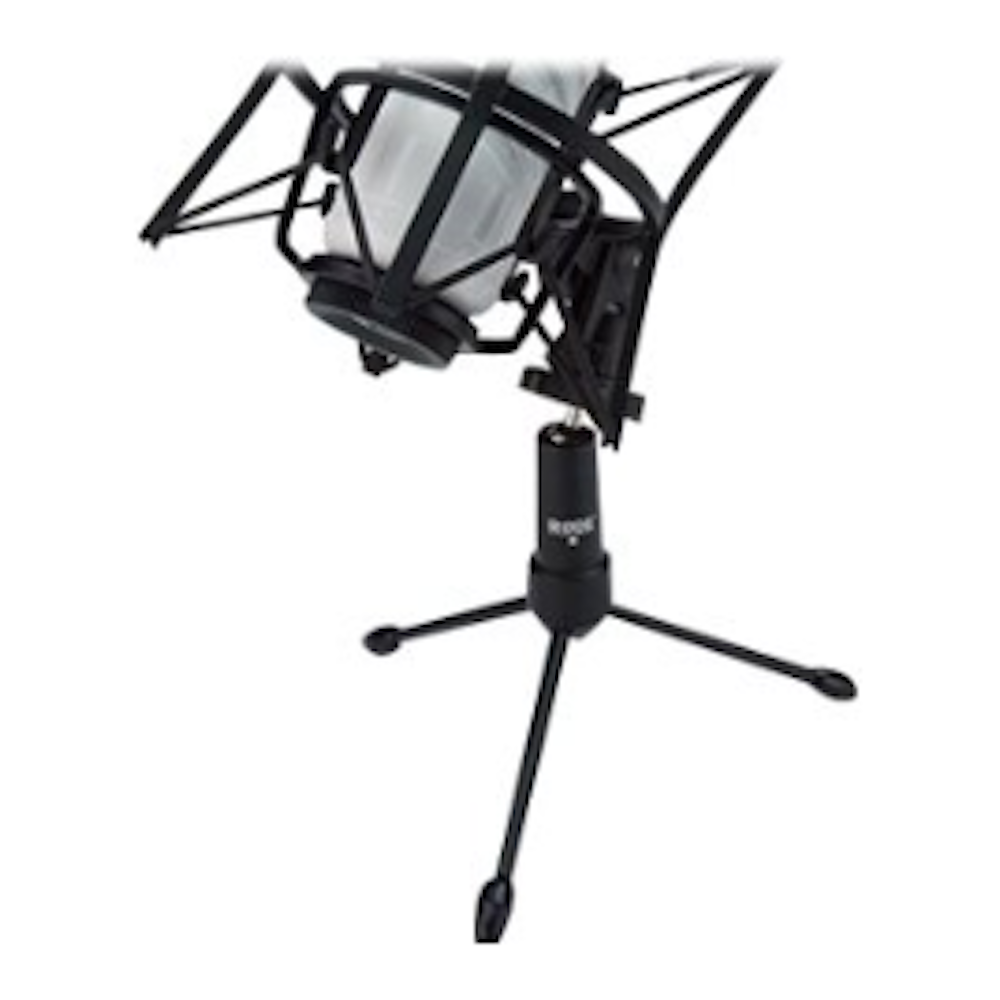 A large main feature product image of RODE Mini Tripod Mic Stand