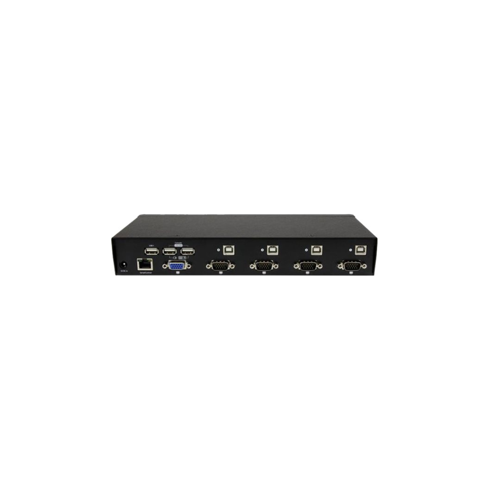 A large main feature product image of Startech 4 Port VGA USB KVM Switch with Cables