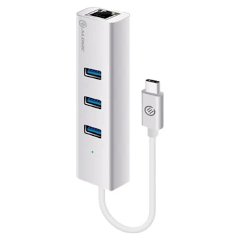 Product image of ALOGIC Plus USB Type-C to 3x USB 3.0 Hub/Gigabit Ethernet Adapter - Click for product page of ALOGIC Plus USB Type-C to 3x USB 3.0 Hub/Gigabit Ethernet Adapter
