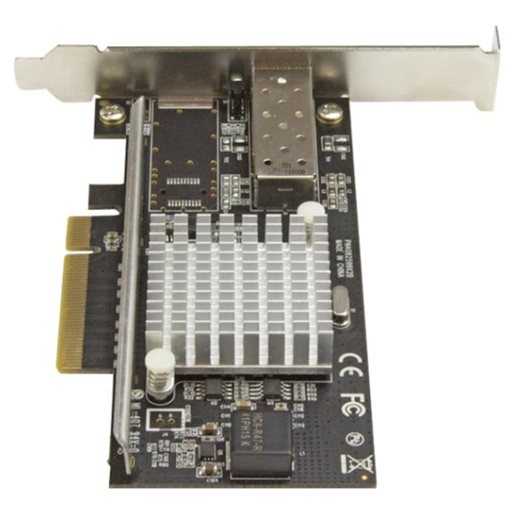 Startech 1 Port 10g Sfp Fiber Optic Network Card Pcie Intel Chip