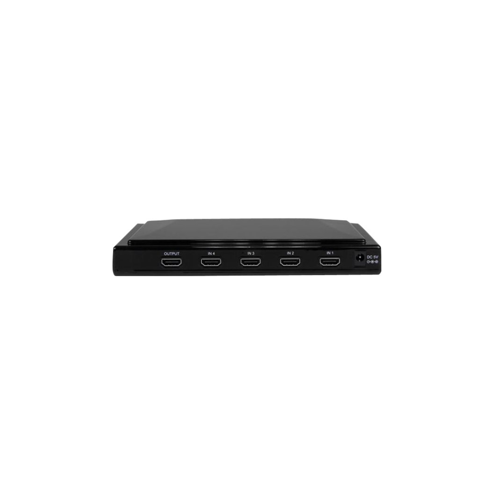 A large main feature product image of Startech 4-to-1 HDMI Video Switch with Remote Control