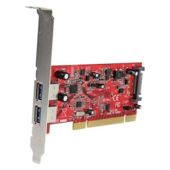 Product image of Startech 2 Port PCI USB 3.0 Card w/ SATA Power - Click for product page of Startech 2 Port PCI USB 3.0 Card w/ SATA Power