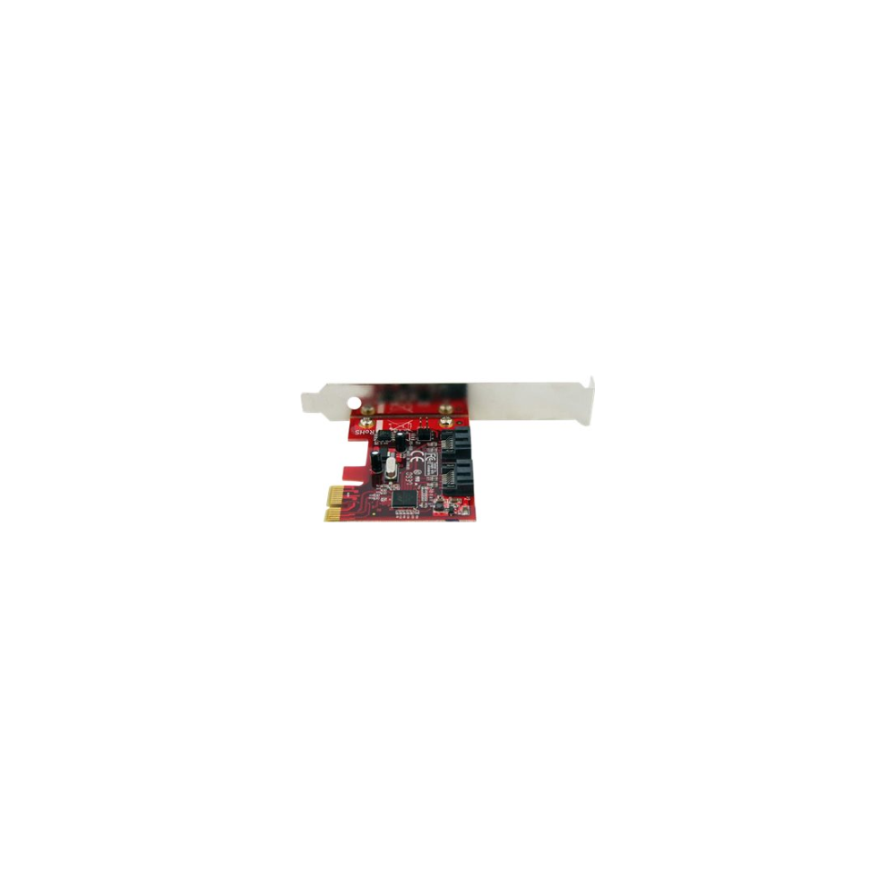 A large main feature product image of Startech 2 Port PCIe SATA 6 Gbps Controller Card