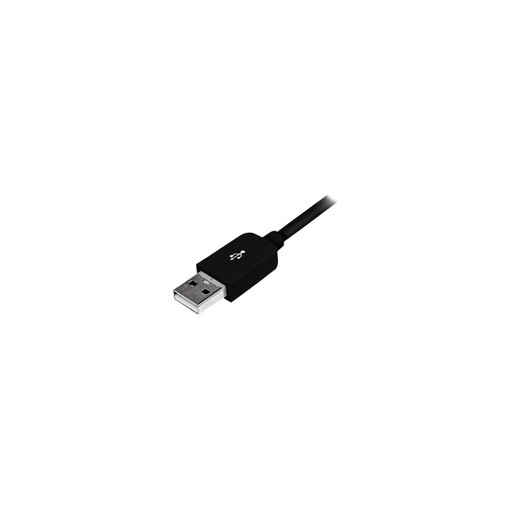 A large main feature product image of Startech Black 8-pin Lightning to USB 2M Cable
