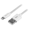 A small tile product image of Startech Black 8-Pin Lightning to USB 15cm Cable - White