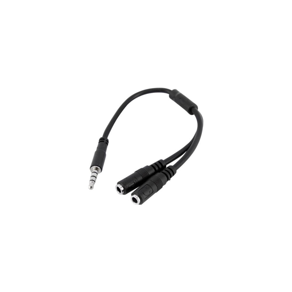 A large main feature product image of Startech Headset Adapter w/Headphone & Microphone Inputs