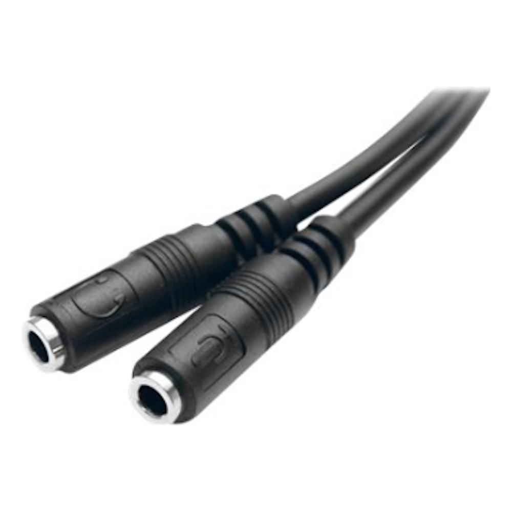 A large main feature product image of Startech Headset Adapter w/Headphone & Microphone Inputs