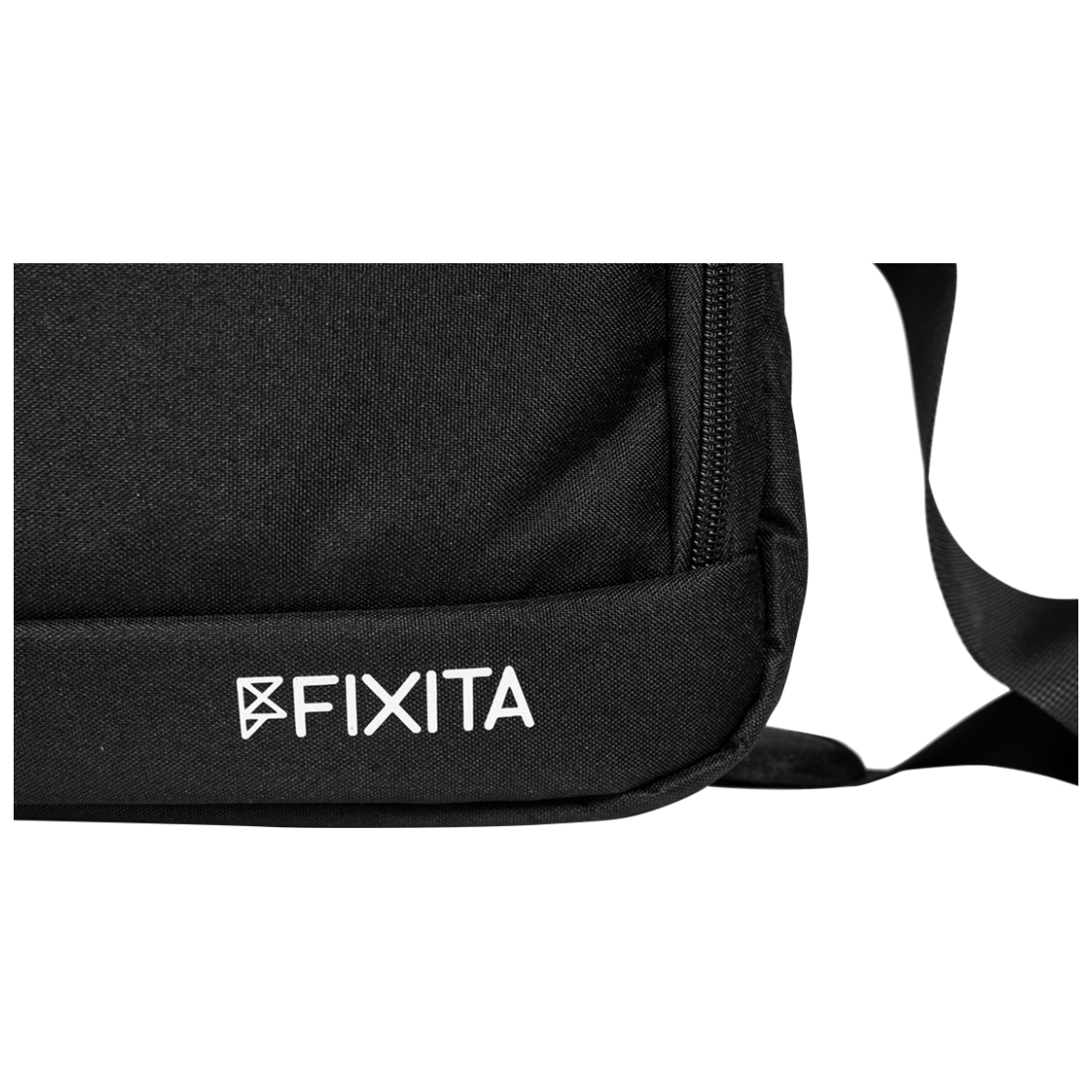 A large main feature product image of Fixita Urban 15.6" Black Messenger Notebook Bag
