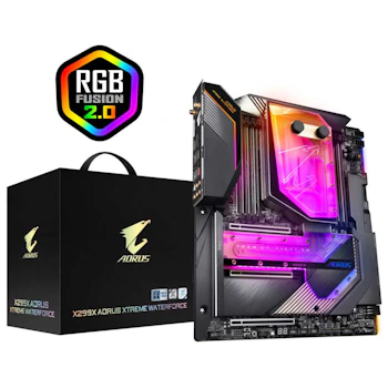 Product image of Gigabyte X299X Aorus Xtreme Waterforce E-ATX LGA2066 Desktop Motherboard - Click for product page of Gigabyte X299X Aorus Xtreme Waterforce E-ATX LGA2066 Desktop Motherboard