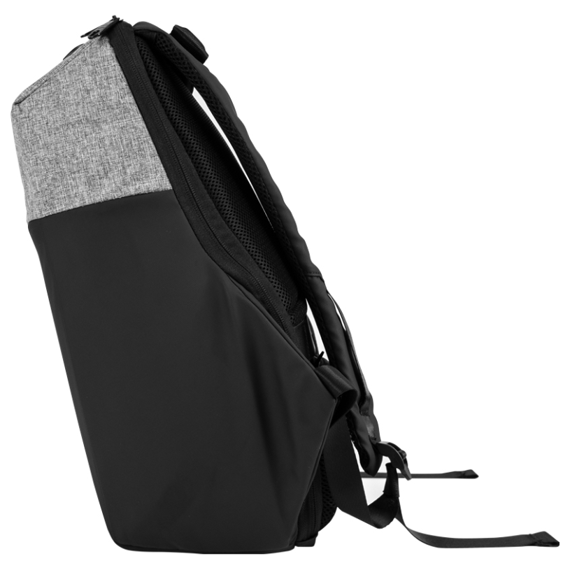 A large main feature product image of Fixita Guardian 15.6" Black/Grey Notebook Backpack