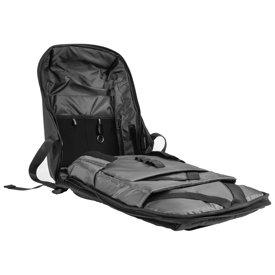 A large main feature product image of Fixita Guardian 15.6" Black/Grey Notebook Backpack
