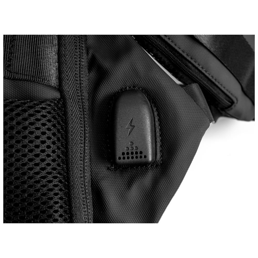 A large main feature product image of Fixita Guardian 15.6" Black/Grey Notebook Backpack