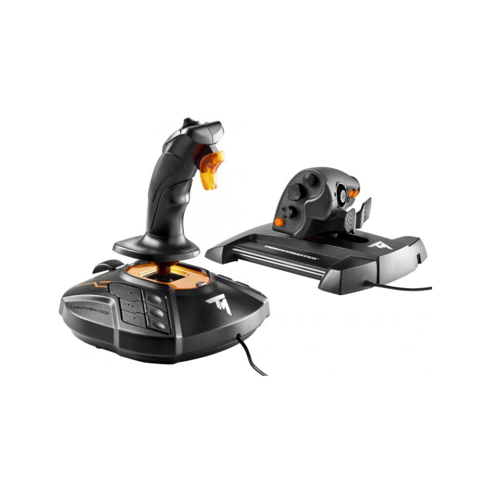 A large main feature product image of Thrustmaster T.16000M FCS HOTAS - Joystick & Throttle for PC