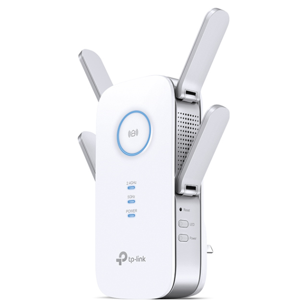 A large main feature product image of TP-Link RE650 - AC2600 Wi-Fi 5 Range Extender