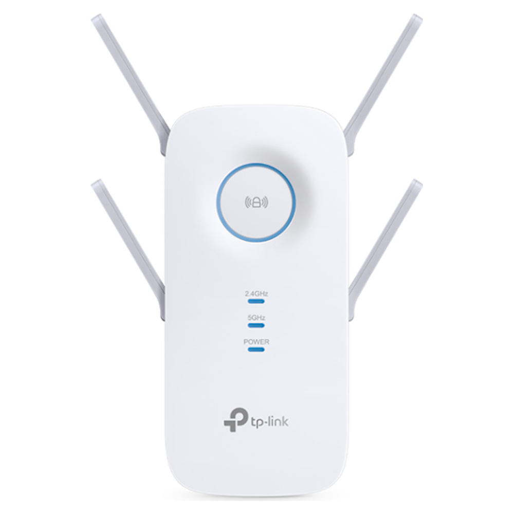 A large main feature product image of TP-Link RE650 - AC2600 Wi-Fi 5 Range Extender