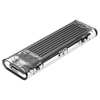 Product image of ORICO M.2 NVMe Type-C USB 3.1 SSD Enclosure - Clear - Click for product page of ORICO M.2 NVMe Type-C USB 3.1 SSD Enclosure - Clear