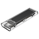 A small tile product image of ORICO Clear M.2 NVMe Type-C USB 3.1 SSD Enclosure - Black