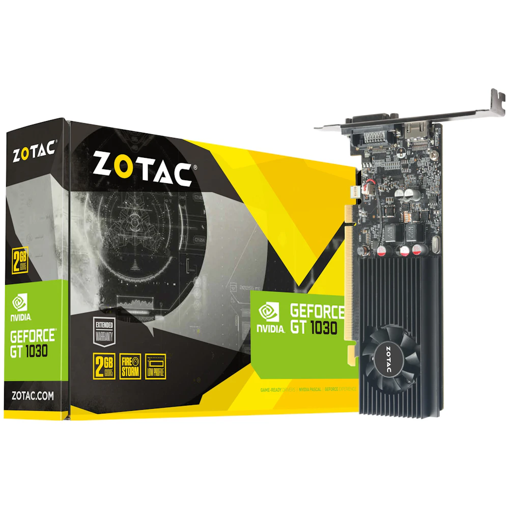 ZOTAC GeForce GT 1030 2GB GDDR5 Low Profile