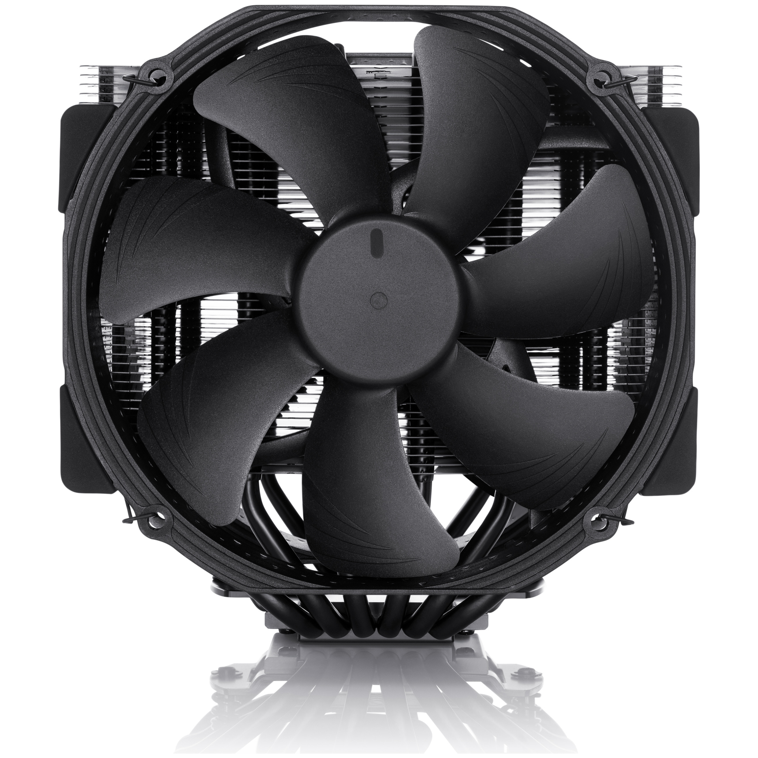 A large main feature product image of Noctua NH-D15 Chromax Black - Performance Multi-Socket PWM CPU Cooler