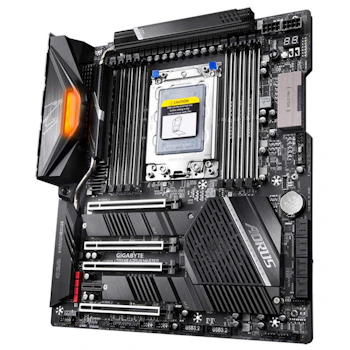 Product image of Gigabyte TRX40 Aorus Master E-ATX sTRX4 Desktop Motherboard - Click for product page of Gigabyte TRX40 Aorus Master E-ATX sTRX4 Desktop Motherboard