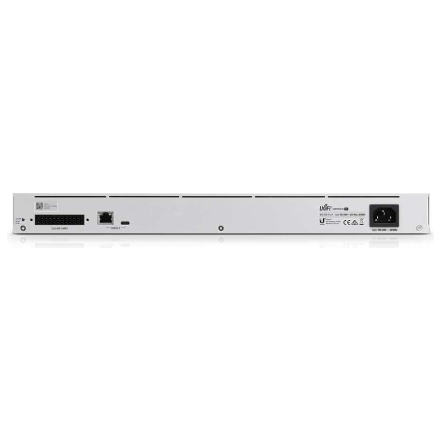 A large main feature product image of Ubiquiti UniFi Switch Pro 24-Port Layer 2/3 Switch w/ PoE