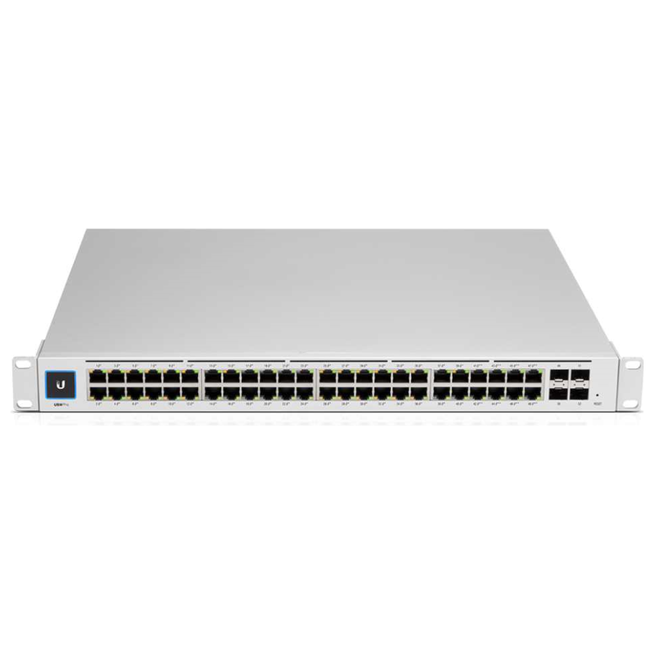 A large main feature product image of Ubiquiti UniFi Switch Pro 48-Port Layer 2/3 Switch w/ PoE