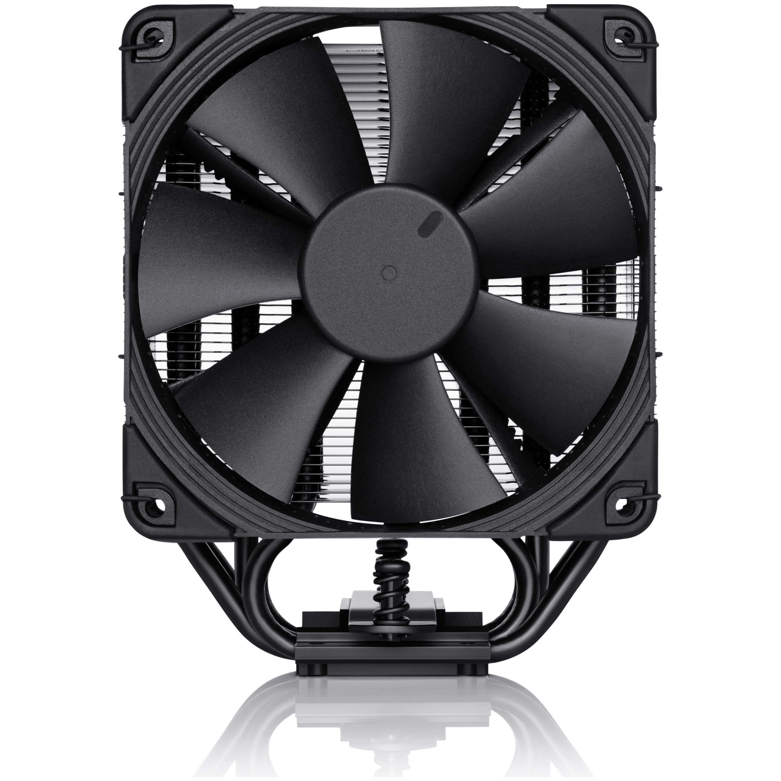 A large main feature product image of Noctua NH-U12S Chromax Black - Multi-Socket CPU Cooler