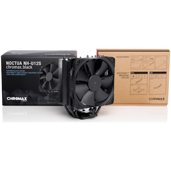 Product image of Noctua NH-U12s-CH-BK Chromax Black CPU Cooler - Click for product page of Noctua NH-U12s-CH-BK Chromax Black CPU Cooler