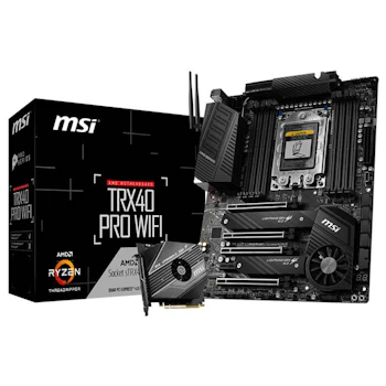 Product image of MSI TRX40 Pro WiFi sTRX4 ATX Desktop Motherboard - Click for product page of MSI TRX40 Pro WiFi sTRX4 ATX Desktop Motherboard