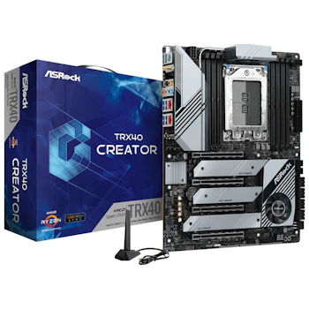 Product image of ASRock TRX40 Creator sTRX4 ATX Desktop Motherboard - Click for product page of ASRock TRX40 Creator sTRX4 ATX Desktop Motherboard