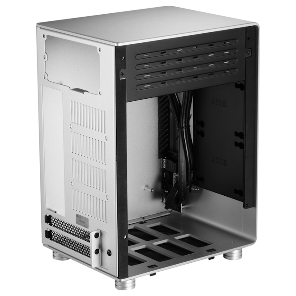 A large main feature product image of Jonsbo U1 Plus Mini ITX Case - Silver