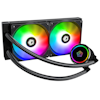 A product image of ID-COOLING ZoomFlow 240X Addressable RGB AIO CPU Liquid Cooler