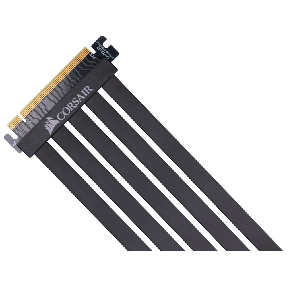 A large main feature product image of Corsair PCI Express 3.0 x16 Extension Cable