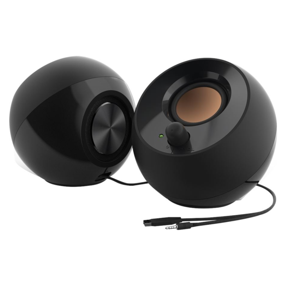A large main feature product image of Creative Pebble 2.0 USB Stereo Speakers