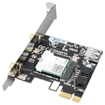 Product image of Gigabyte Dual Band AX2400 MU-MIMO Wireless Adapter - Click for product page of Gigabyte Dual Band AX2400 MU-MIMO Wireless Adapter