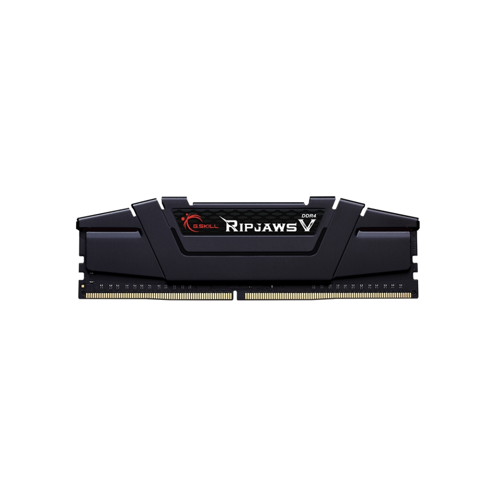 A large main feature product image of G.Skill 64GB Kit (2x32GB) DDR4 Ripjaws V C16 3200Mhz - Black
