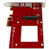 A product image of Startech U.2 to PCIe Adapter - 2.5" U.2 NVMe SSD - SFF-8639 - x4 PCIe