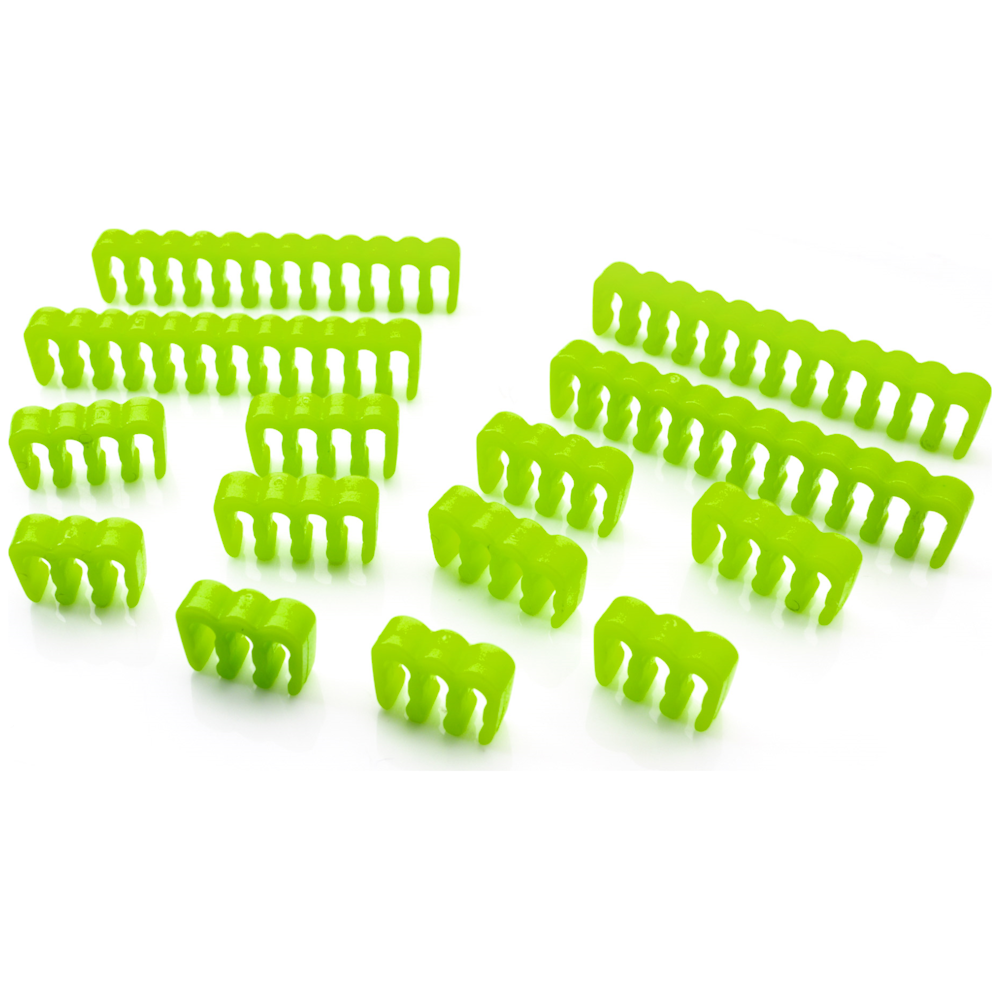 A large main feature product image of GamerChief Cable Comb Set ABS - Green