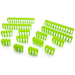 A product image of GamerChief Cable Comb Set ABS - Green