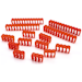 A product image of GamerChief Cable Comb Set ABS - Red