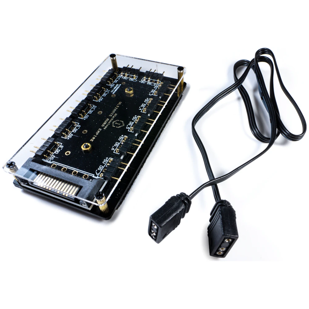 GamerChief 10 Way 3 Pin Addressable RGB Splitter Hub