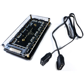 Product image of GamerChief 10 Way 3 Pin Addressable RGB Splitter Hub - Click for product page of GamerChief 10 Way 3 Pin Addressable RGB Splitter Hub