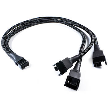 Product image of GamerChief 4-Pin PWM Fan Splitter (3 way) 30cm Sleeved (Black) - Click for product page of GamerChief 4-Pin PWM Fan Splitter (3 way) 30cm Sleeved (Black)