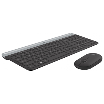 Product image of Logitech MK470 Slim Wireless Keyboard & Mouse Combo - Graphite - Click for product page of Logitech MK470 Slim Wireless Keyboard & Mouse Combo - Graphite
