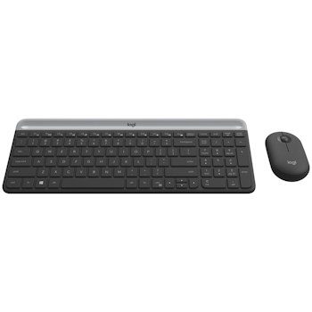 Product image of Logitech MK470 Slim Wireless Keyboard and Mouse Combo - Graphite - Click for product page of Logitech MK470 Slim Wireless Keyboard and Mouse Combo - Graphite