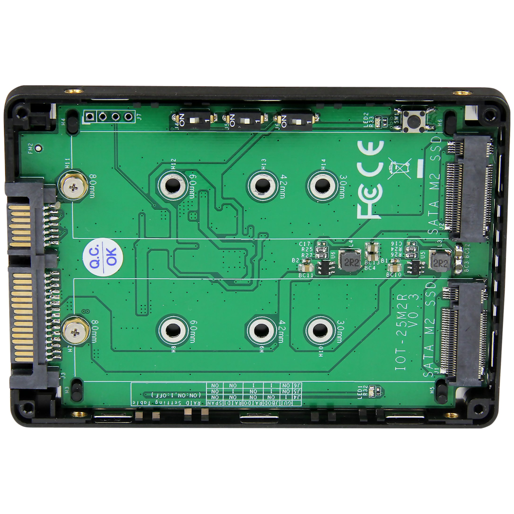 StarTech.com Adaptateur SSD M.2 NGFF à 3 ports - 1x M.2 PCIe (NVMe), 2x M.2  SATA III - PCIe 3.0