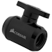 A product image of Corsair Hydro X Series XF Ball Valve — Black