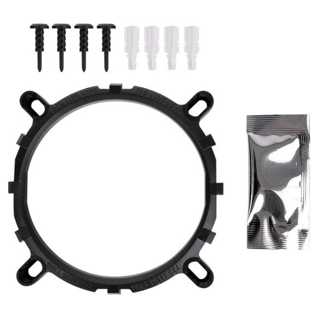 A large main feature product image of Thermaltake UX100 - ARGB Low Profile CPU Cooler