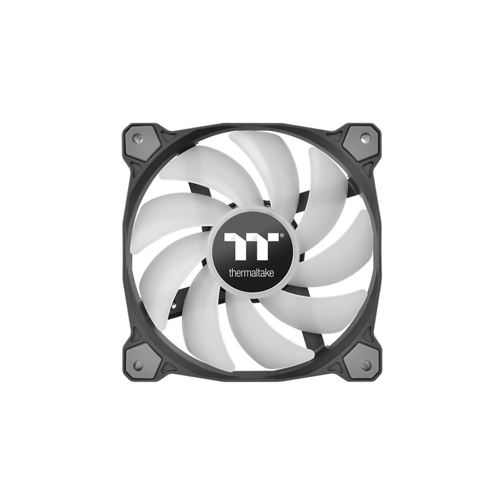 A large main feature product image of Thermaltake Pure 14 ARGB 140mm 3-Pack Sync Radiator Fan TT Premium Edition