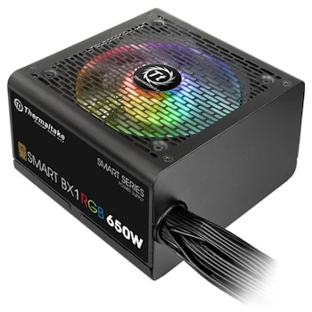 Product image of Thermaltake Smart BX1 RGB 650w 80Plus Bronze Power Supply - Click for product page of Thermaltake Smart BX1 RGB 650w 80Plus Bronze Power Supply